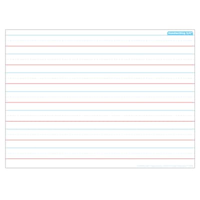 Ashley Productions Smart Poly Space Savers 13 x 9.5 Handwriting 3/4 PosterMat Pals, Single Sided