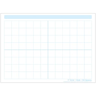 Ashley Productions Smart Poly Space Savers 13 x 9.5 Grid Blocks 1 PosterMat Pals, Single Sided (A