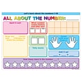 Ashley Productions Smart Poly Space Savers 13 x 9.5 All About the Number PosterMat Pals  (ASH95329
