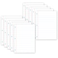 Ashley Productions Smart Poly Space Savers 13 x 9.5 White Notebook Paper PosterMat Pals, Pack of 1