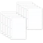 Ashley Productions Smart Poly Space Savers 13" x 9.5" White Notebook Paper PosterMat Pals, Pack of 10 (ASH97000)