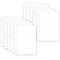 Ashley Productions Smart Poly Space Savers 13 x 9.5 White Notebook Paper PosterMat Pals, Pack of 1