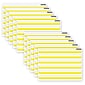 Ashley Productions® Smart Poly® PosterMat Pals® Handwriting, 1" Ruling, Yellow, 13" x 9.5", Pack of 10 (ASH97014)