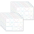 Ashley Productions® Smart Poly® PosterMat Pals® Space Savers Shapes Tracing, 13 x 9.5, Pack of 10