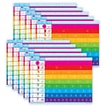 Ashley Productions Smart Poly Space Savers 13 x 9.5 Fraction Basics PosterMat Pals, Pack of 10 (AS