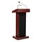 Oklahoma Sound Orator Series 46H, Wireless Ready Floor Sound Lectern, Mahogany (800X-MY)