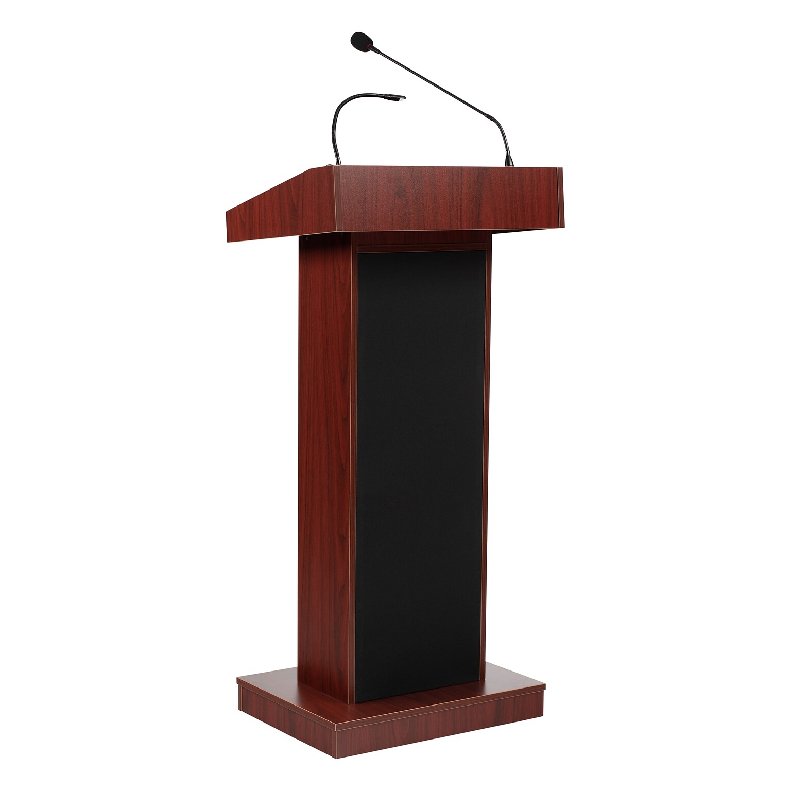 Oklahoma Sound Orator Series 46H, Wireless Ready Floor Sound Lectern, Mahogany (800X-MY)