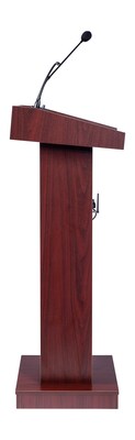 Oklahoma Sound Orator Series 46"H, Wireless Ready Floor Sound Lectern, Mahogany (800X-MY)