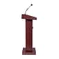 Oklahoma Sound Orator Series 46"H, Wireless Ready Floor Sound Lectern, Mahogany (800X-MY)