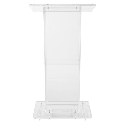 Oklahoma Sound Contemporary Series, 46"H, Acrylic Floor Lectern, Clear (401S)