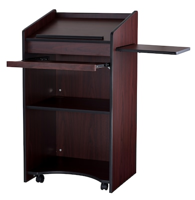 Oklahoma Sound Aristocrat Series 46H Floor Lectern, Mahogany (600-MY)