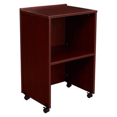 Oklahoma Sound MDF AV Cart/Lectern Base Only, Mahogany (112-MY)
