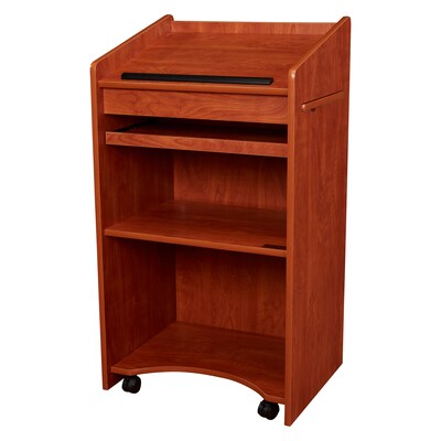 Oklahoma Sound Aristocrat Series, 46H Floor Lectern, Cherry (600-CH)