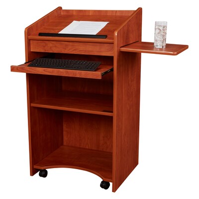 Oklahoma Sound Aristocrat Series, 46H" Floor Lectern, Cherry (600-CH)