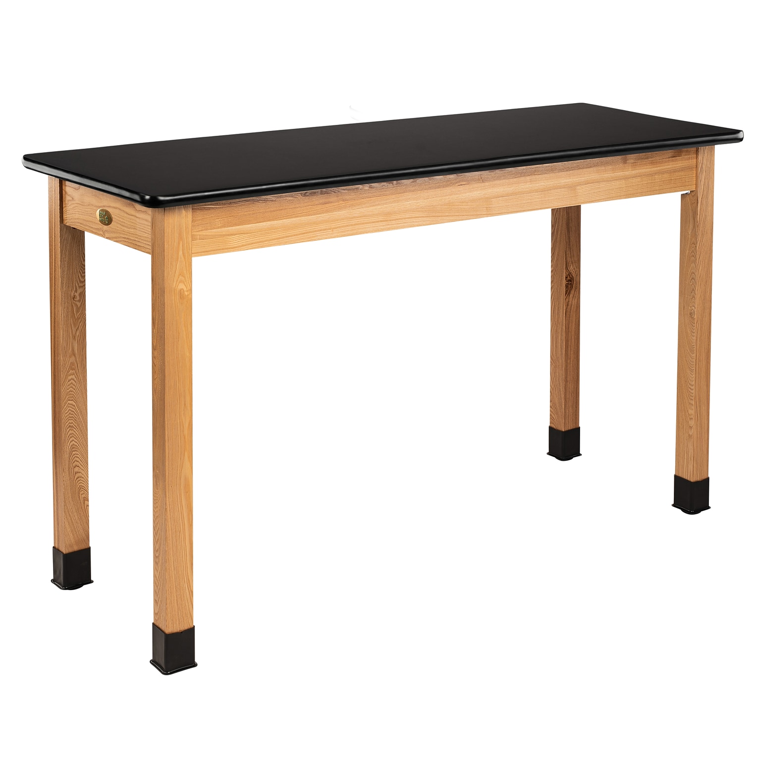 National Public Seating Wood Series Science Table, 24 x 72 x 36, Rectangle High Pressure Table, Black/Ash (SLT2-2472H)