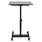 National Public Seating Sit & Stand Desk Series, 28"-45"H Adjustable, Gray Nebula/Black (EDTC)