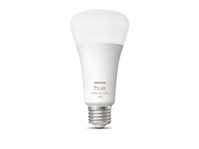 Philips Hue White Light Bulb, A21 16 Million Colors 16W E26  (562982)