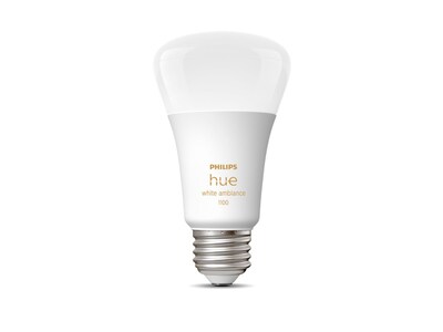 Philips Hue White Light Bulb, A19 2200K-6500K 10.5W E26  (563239)