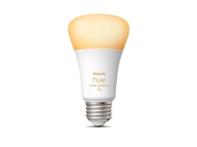 Philips Hue White Light Bulb, A19 2200K-6500K 10.5W E26  (563239)