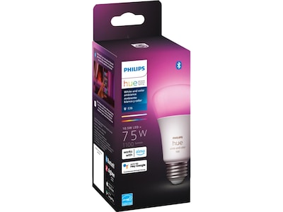 Philips Hue White Light Bulb, A21 16 Million Colors 10.5W E26  (563254)