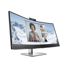 HP E34m G4 Conferencing Monitor 34 Curved LED, Black Head/Silver (Stand)  (40Z26AA#ABA)