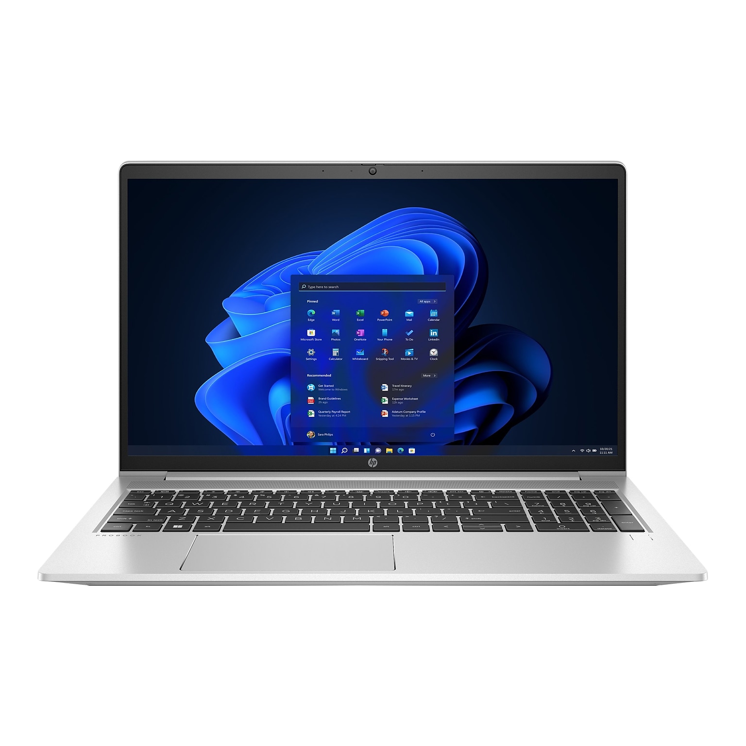 HP ProBook 455 G9 15.6 Laptop, AMD Ryzen 5 5625U, 16GB Memory, 256GB SSD, Windows 10 Pro (64T34UT#ABA)