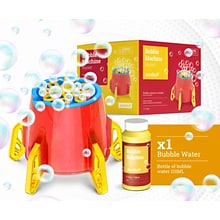 JussStuff Rocket Bubble Machine, Red/Yellow (RFD384365)