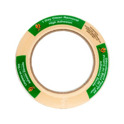 Duck General Purpose Heavy Duty Masking Tape, 0.94" x 60 yds., Beige (286509)
