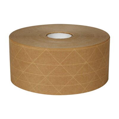 Duck Reinforced Gummed Paper Heavy Duty Packing Tape, 2.75 x 500 ft., Brown (630639)