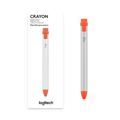 Logitech Crayon for iPad - Orange - Education - Apple