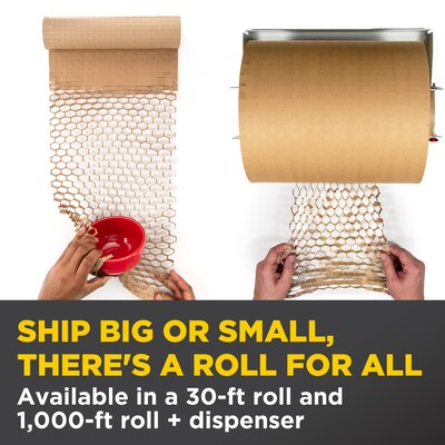 Scotch™ Cushion Lock™ Expanding Protective Wrap, Tan, 12 in x 30 ft (PCW-1230)