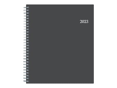 2023 Blue Sky Passages 8 x 10 Monthly Planner, Charcoal Gray (100011-23)