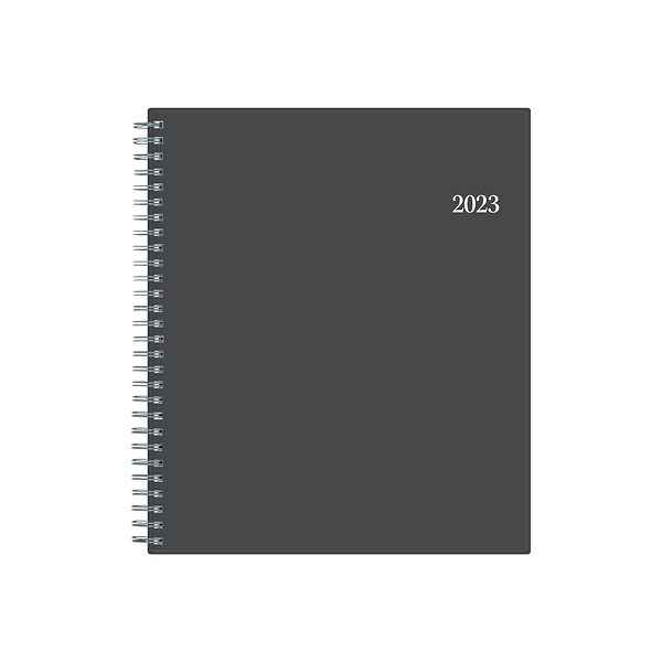 2023 Blue Sky Passages 8 x 10 Monthly Planner, Charcoal Gray (100011-23)