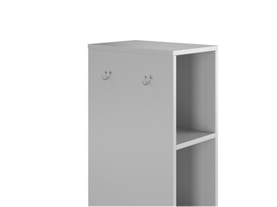 Ameriwood Tyler 9-Section Cubbies, 56.6"H x 32.6"W x 14"D, Dove Gray Particle Board (7712412COM)