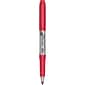 BIC Intensity Permanent Markers, Fine Tip, Red, 12/Pack (GPM11RD)