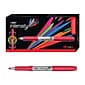 BIC Intensity Permanent Markers, Fine Tip, Red, 12/Pack (GPM11RD)