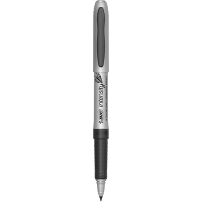 BIC Intensity Permanent Markers, Ultra Fine Tip, Black, 12/Pack (GPMU11BK)