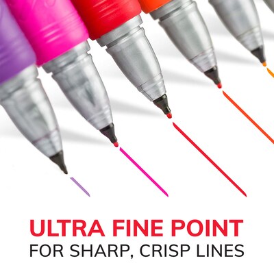 BIC Mark-It Permanent Color Markers, Ultra Fine Point, Assorted