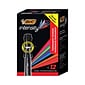 BIC Intensity Tank Permanent Markers, Chisel Tip, Black, 12/ Pack (GPMM11BLK)
