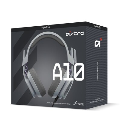Astro A10 Gen 2 Stereo Over-the-Ear Gaming Headset, Gray (939-002069)