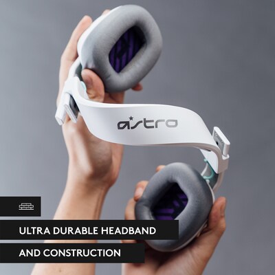 Astro A10 Gen 2 Stereo Over-the-Ear Gaming Headset, White (939-002050)