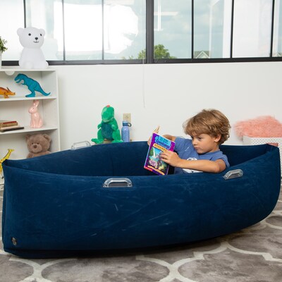 Bouncyband Comfy Hugging Peapod Sensory Pod, 60", Blue (BBAPD60BU)