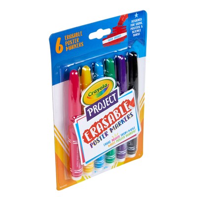 Crayola Metallic Markers, Conical Tip, Assorted, 8/Pack (58-8628)