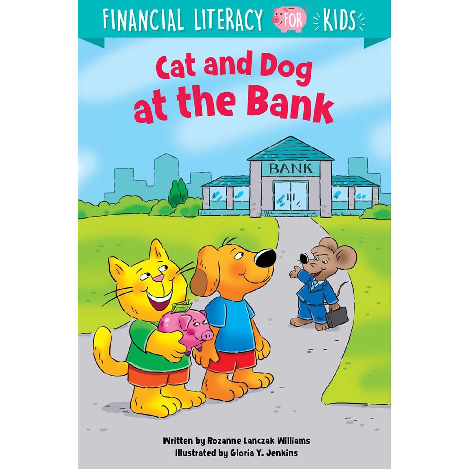 Creative Teaching Press Cat and Dog at the Bank