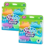 Educational Insights Playfoam Putty, Assorted Colors, 4 Per Pack, 2 Packs (EI-2050-2)