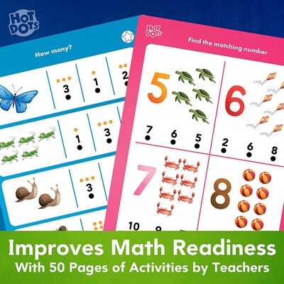 Educational Insights Hot Dots Let's Learn Pre-K Math! (EI-2440)