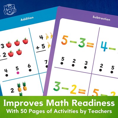 Educational Insights Hot Dots Let's Learn Kindergarten Math! (EI-2441)