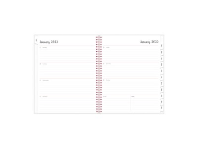 2023 Blue Sky Joselyn 8.5 x 11 Weekly & Monthly Planner, Rosy Pink (110394-23)
