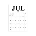 2022-2023 TF Publishing Big Letters 17 x 12 Academic Monthly Wall Calendar, White/Black (AY-MBL-23-8508)