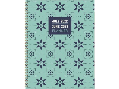 2022-2023 TF Publishing Step and Repeat 8.5 x 11 Academic Weekly & Monthly Planner, Blue (AY-LWM-23-9720)